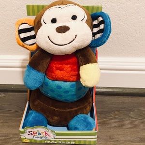 Plush Monkey Stacker Toy